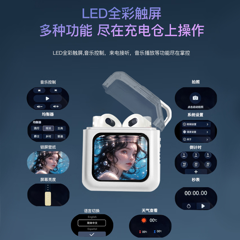 LX-A15 LED触屏入耳式耳机